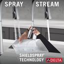 Single Handle Pull Down Kitchen Faucet in Lumicoat&reg; Arctic Stainless 