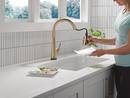 Single Handle Pull Down Kitchen Faucet in Lumicoat&reg; Champagne Bronze 