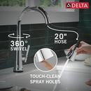 DELTA EMMELINE TOUCH2O KITCHEN FAUCET WITH TOUCHLESS TECHNOLOGY 