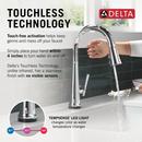 DELTA EMMELINE TOUCH2O KITCHEN FAUCET WITH TOUCHLESS TECHNOLOGY 