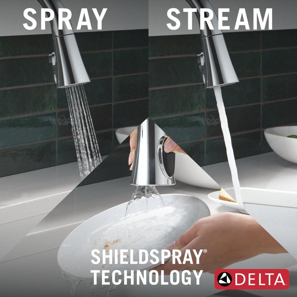 DELTA EMMELINE TOUCH2O KITCHEN FAUCET WITH TOUCHLESS TECHNOLOGY 