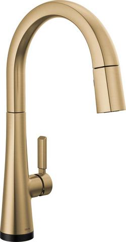 Single Handle Touchless Kitchen Faucet in Lumicoat&reg; Champagne Bronze
