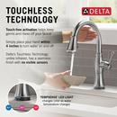 Single Handle Pull Down Kitchen Faucet in Lumicoat&reg; Arctic Stainless 