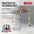 Single Handle Pull Down Kitchen Faucet in Lumicoat&reg; Polished Nickel 