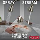 Single Handle Pull Down Kitchen Faucet in Lumicoat&reg; Polished Nickel 
