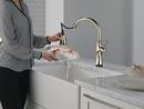 Single Handle Pull Down Kitchen Faucet in Lumicoat&reg; Polished Nickel 