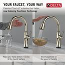 Single Handle Pull Down Kitchen Faucet in Lumicoat&reg; Polished Nickel 