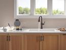 Single Handle Pull Down Kitchen Faucet in Venetian Bronze 