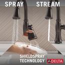 Single Handle Pull Down Kitchen Faucet in Venetian Bronze 