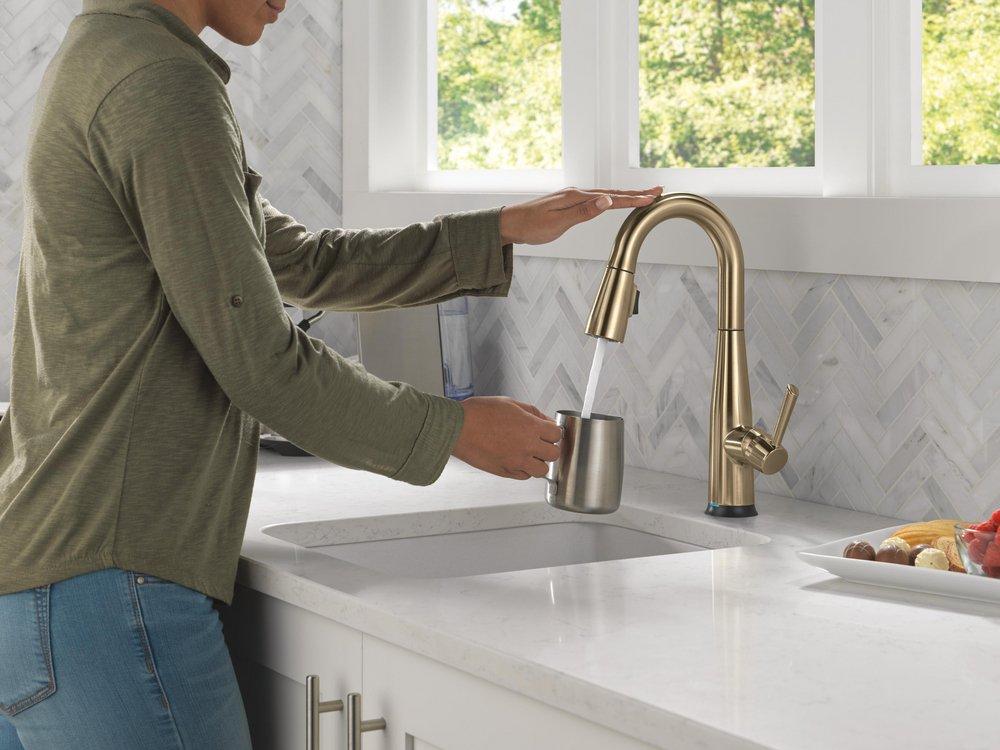 DELTA ESSA TOUCH2O BAR / PREP FAUCET WITH TOUCHLESS TECHNOLOGY 