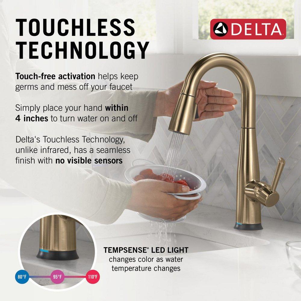 DELTA ESSA TOUCH2O BAR / PREP FAUCET WITH TOUCHLESS TECHNOLOGY 