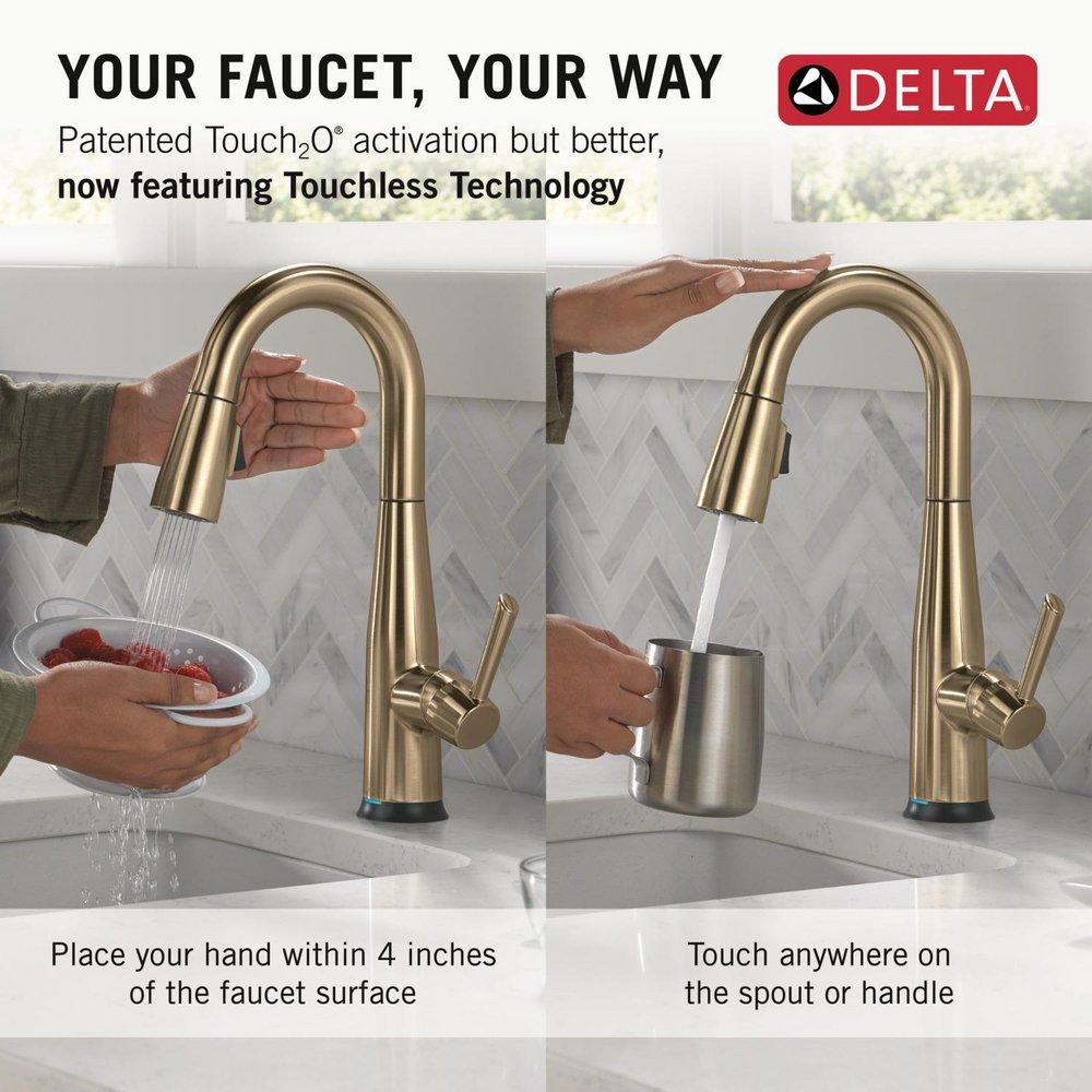 DELTA ESSA TOUCH2O BAR / PREP FAUCET WITH TOUCHLESS TECHNOLOGY 