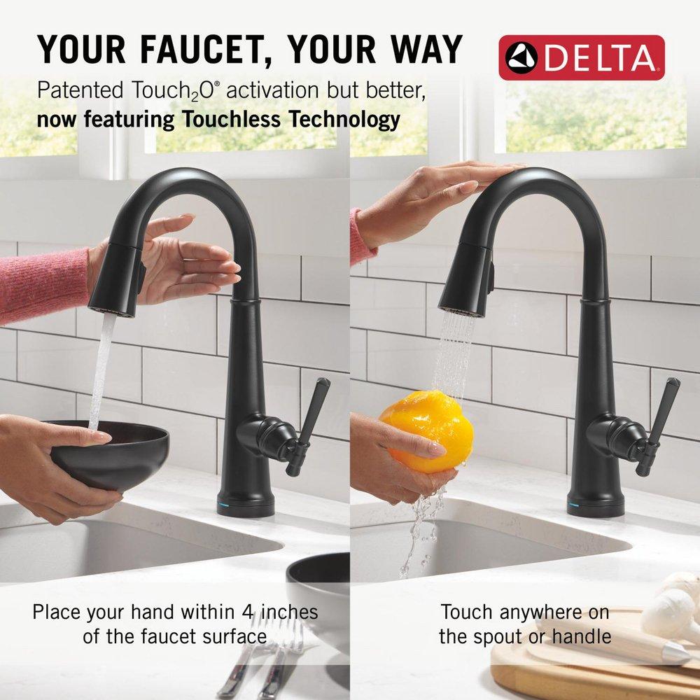 DELTA EMMELINE TOUCH2O BAR / PREP FAUCET WITH TOUCHLESS TECHNOLOGY 