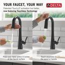 DELTA MONROVIA TOUCH2O BAR / PREP FAUCET WITH TOUCHLESS TECHNOLOGY 
