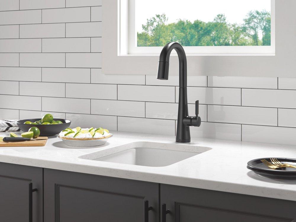 DELTA MONROVIA TOUCH2O BAR / PREP FAUCET WITH TOUCHLESS TECHNOLOGY 