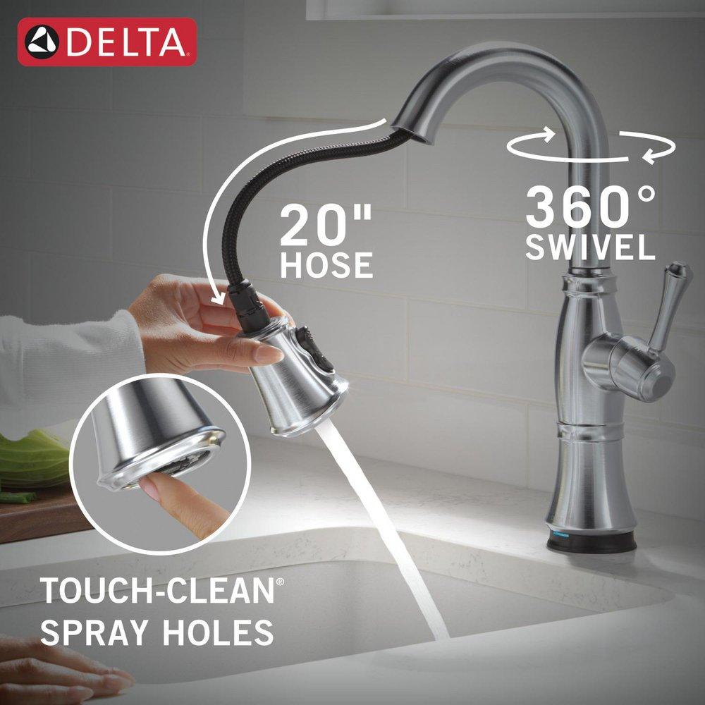 DELTA CASSIDY TOUCH2O BAR / PREP FAUCET WITH TOUCHLESS TECHNOLOGY 