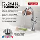 DELTA CASSIDY TOUCH2O BAR / PREP FAUCET WITH TOUCHLESS TECHNOLOGY 