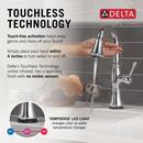DELTA CASSIDY TOUCH2O BAR / PREP FAUCET WITH TOUCHLESS TECHNOLOGY 