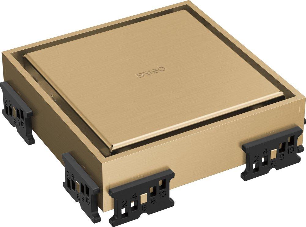 BRIZO OTHER: 4 REVERSIBLE SQUARE POINT SHOWER DRAIN 