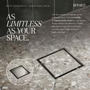 BRIZO OTHER: 4 REVERSIBLE SQUARE POINT SHOWER DRAIN 