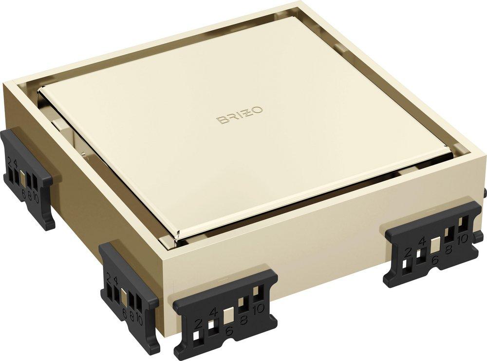 BRIZO OTHER: 4 REVERSIBLE SQUARE POINT SHOWER DRAIN 