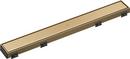 24 in. Reversible Linear Shower Drain in Luxe Gold