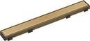 24 in. Reversible Linear Shower Drain Trim in Champagne Bronze