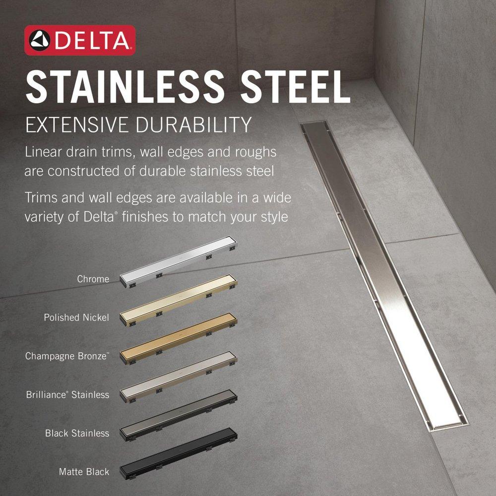 DELTA OTHER: 36 LINEAR SHOWER DRAIN WALL EDGE 