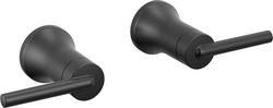 Trinsic&reg; Wall Mount Lever Handles in Matte Black