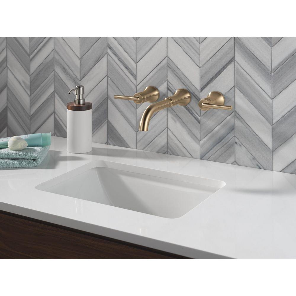 Trinsic&reg; Wall Mount Lever Handles in Champagne Bronze 