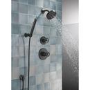 Single Handle Diverter Valve Trim in Matte Black 