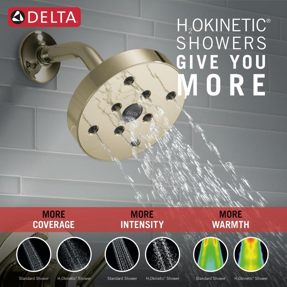 One Handle Single Function Shower Faucet in Polished Nickel 