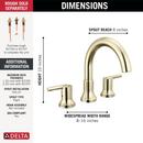 DELTA TRINSIC ROMAN TUB FAUCET TRIM 