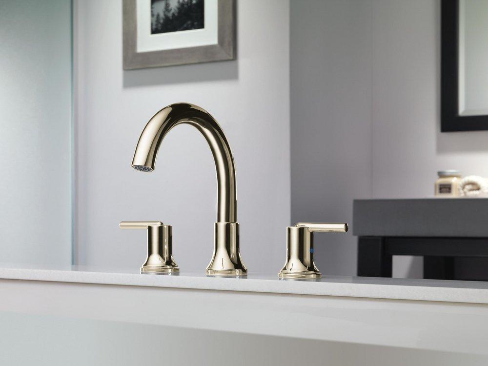 Two Handle Roman Tub Faucet in Polished Nickel (Trim Only) 