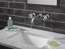 DELTA TRINSIC TWO HANDLE WALL MOUNT BATHROOM FAUCET 