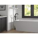 Delta Faucet Matte Black Single Handle Floor Mount Filler (Trim Only) 