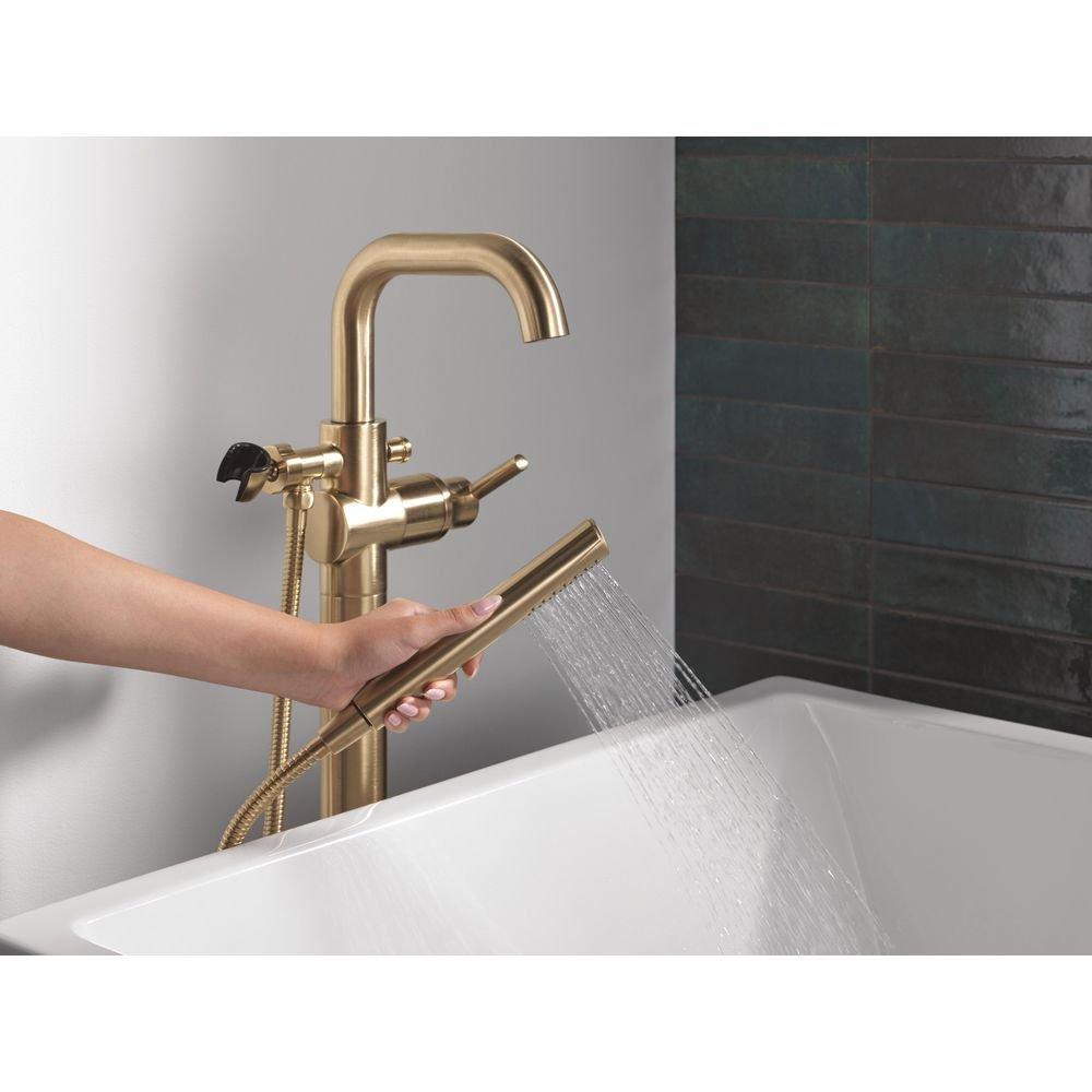 Delta Faucet Champagne Bronze Single Handle Floor Mount Filler (Trim Only) 