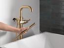 Delta Faucet Champagne Bronze Single Handle Floor Mount Filler (Trim Only) 