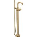 Delta Faucet Champagne Bronze Single Handle Floor Mount Filler (Trim Only) 