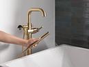 Delta Faucet Champagne Bronze Single Handle Floor Mount Filler (Trim Only) 