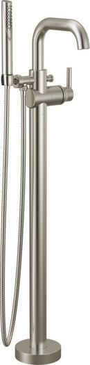 Single Handle Floor Mount Filler in Stainless (Trim Only)