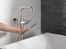 Delta Faucet Stainless Single Handle Floor Mount Filler (Trim Only) 