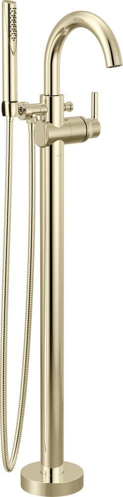 Delta Faucet Polished Nickel Single Handle Floor Mount Filler with Handshower (Trim Only) 