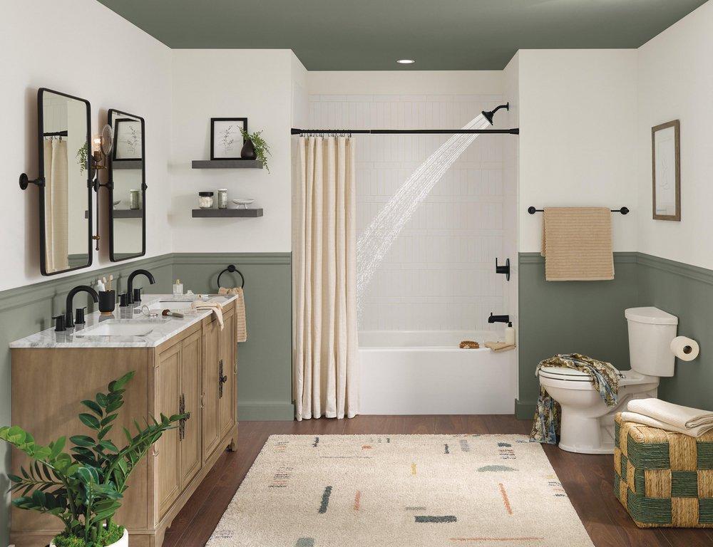 PEERLESS FLUTE TUB AND SHOWER TRIM KIT 