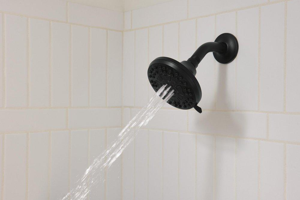 Single Handle Multi Function Bathtub & Shower Faucet in Matte Black (Trim Only) 