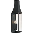 Radcliffe Collection Two-Light Large Black New Traditional Outdoor Wall Lantern 