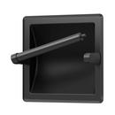 Wall Mont Toilet Paper Holder in Matte Black 