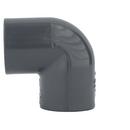 Dark Grey PVC Schedule 80 90&deg; Elbow 