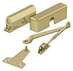 1-5/8 Surface Mount Door Closer in Gold