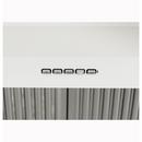 36 in. Commercial-Style Wall-Mount Hood in Matte White 